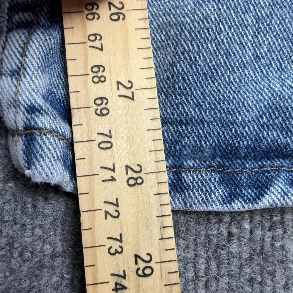 L.e.i. Jeans Womens 18 Light Wash Blue High Rise Relaxed Wide Leg Denim Pants - Picture 3 of 11